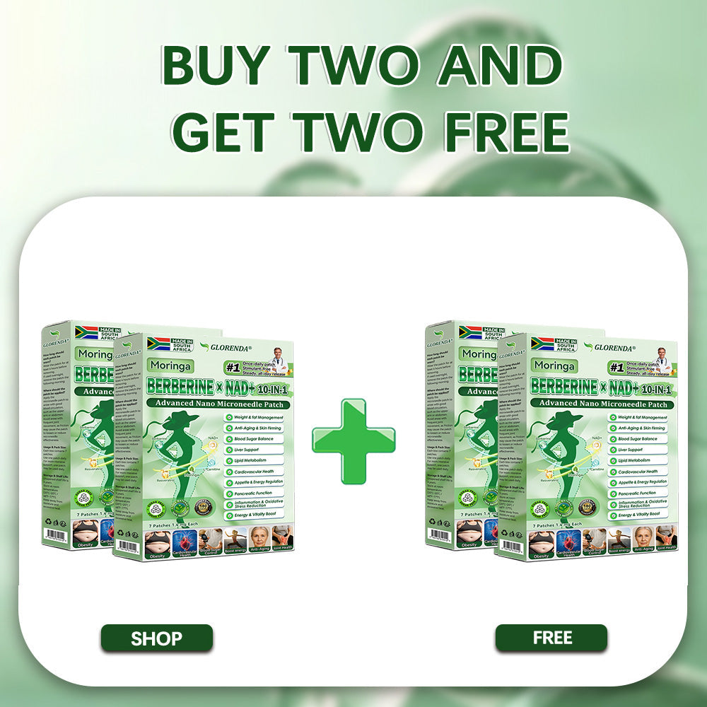 🔥 Only 10 boxes left! Get 30% off! GLORENDA® Moringa · Berberine × NAD+ 10-in-1 Patch is doctor-tested and proven safe — just 4–6 patches support weight, blood sugar, digestion, and energy with lasting results!